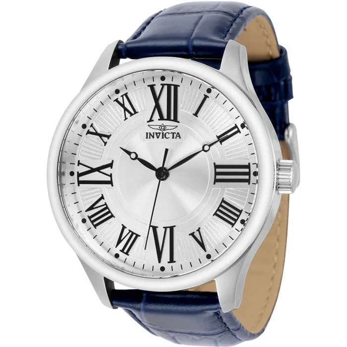 Watches Invicta Invicta Mens Japanese Quartz Watch Vintage Blue Genuine Leather Strap 35140 Watches Invicta Invicta Mens Japanese Quartz Watch Vintage Blue Genuine Leather Strap 35140