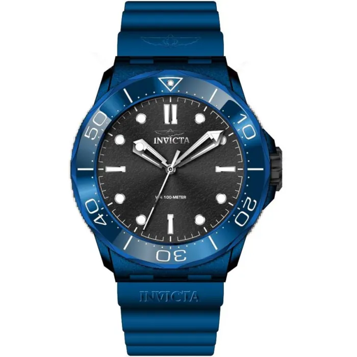 Watches Invicta Invicta Mens Watch Coalition Forces Quartz Black Dial Blue Silicone Strap 46390 Watches Invicta Invicta Mens Watch Coalition Forces Quartz Black Dial Blue Silicone Strap 46390