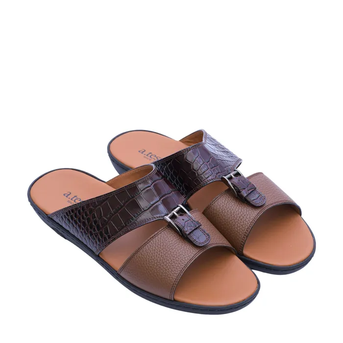 ATestoni Mens TLM PrCroc Calf Sandal A Testoni Rings ATestoni Mens TLM PrCroc Calf Sandal A Testoni Rings