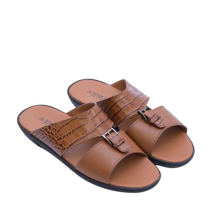 ATestoni Mens TLM PrCroc Calf Sandal A Testoni Rings ATestoni Mens TLM PrCroc Calf Sandal A Testoni Rings