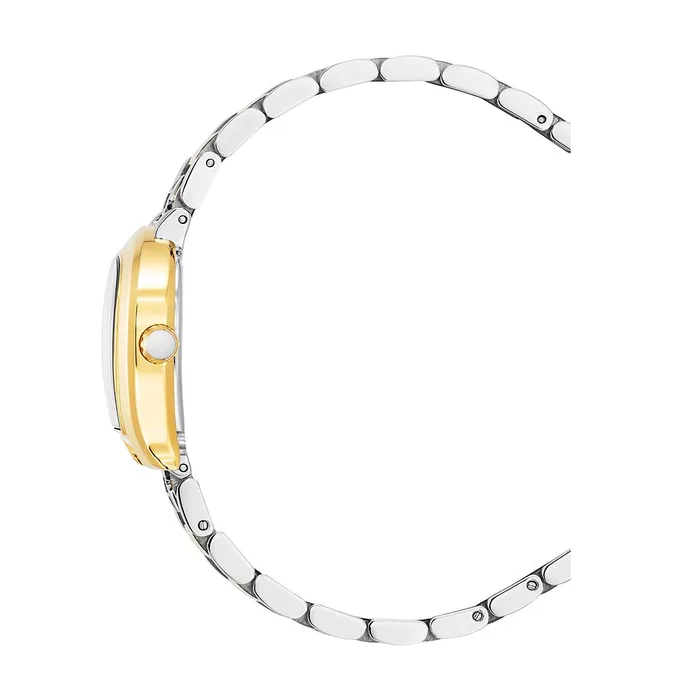 Aigner Aigner Ancona Ladies Green Dial Stainless Steel Silver Gold Plated Watch Earrings Aigner Aigner Ancona Ladies Green Dial Stainless Steel Silver Gold Plated Watch Earrings