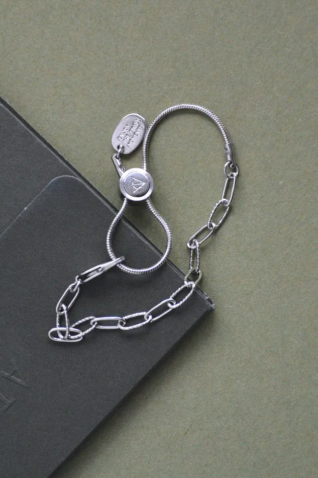 Air Anchor Bracelets Stainless Steel Keep It Together Adjustable Chain Bracelet Air Anchor Bracelets Stainless Steel Keep It Together Adjustable Chain Bracelet