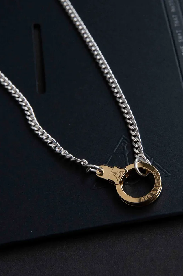 Air Anchor Necklaces Sterling Silver Hit the Curb Necklace with Cuff Keeper Air Anchor Necklaces Sterling Silver Hit the Curb Necklace with Cuff Keeper