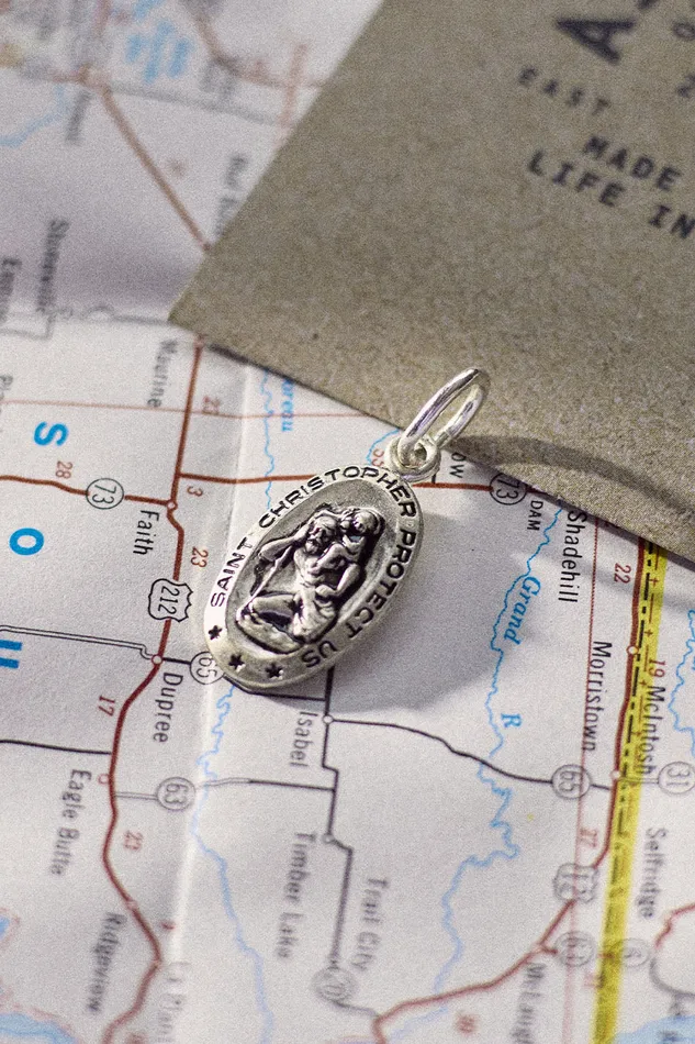 Air Anchor Rings Guardian of the Open Road Sterling Silver Charm