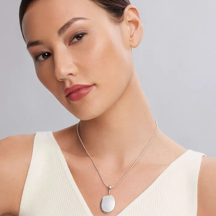 Beloved Oval Pendant Necklace Lagos Necklaces Beloved Oval Pendant Necklace Lagos Necklaces