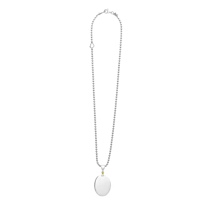 Beloved Oval Pendant Necklace Lagos Necklaces Beloved Oval Pendant Necklace Lagos Necklaces