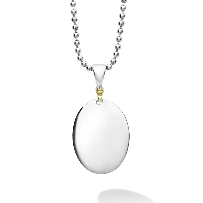 Beloved Oval Pendant Necklace Lagos Necklaces Beloved Oval Pendant Necklace Lagos Necklaces