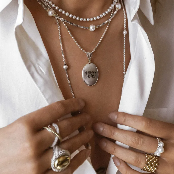 Beloved Oval Pendant Necklace Lagos Necklaces Beloved Oval Pendant Necklace Lagos Necklaces