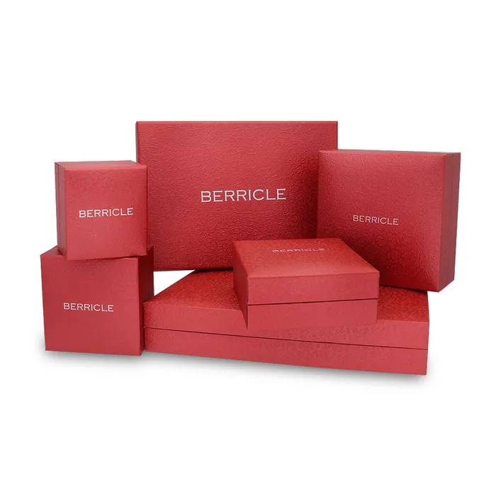 BERRICLE Necklaces Woven CZ Necklace and Earrings in Sterling Silver