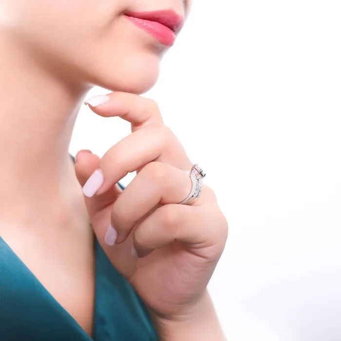 BERRICLE Rings Solitaire 16ct Asscher CZ Ring Set in Sterling Silver