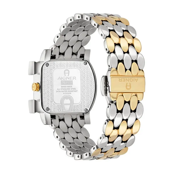 Bracelets Aigner AIGNER Womens Massa Green Dial SilverGold Bracelet Watch Bracelets Aigner AIGNER Womens Massa Green Dial SilverGold Bracelet Watch