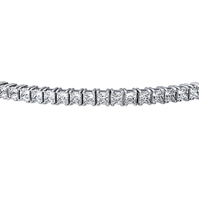 Bracelets BERRICLE Princess CZ Tennis Bracelet in Sterling Silver