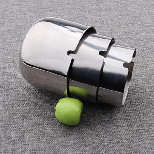 Bracelets Dropshipped via Social Commerce Network Stainless Steel Ashtray Cup Home Bar KTV Round Smoke Groove Ash Tray 9cm