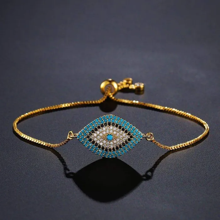 Bracelets Evil Eye Charm Bracelet WickedAF