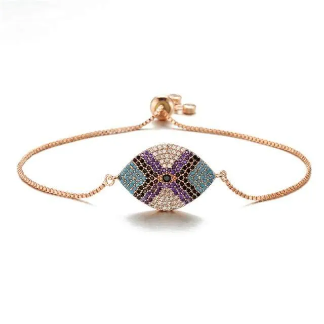 Bracelets Evil Eye Charm Bracelet WickedAF