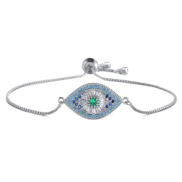 Bracelets Evil Eye Charm Bracelet WickedAF