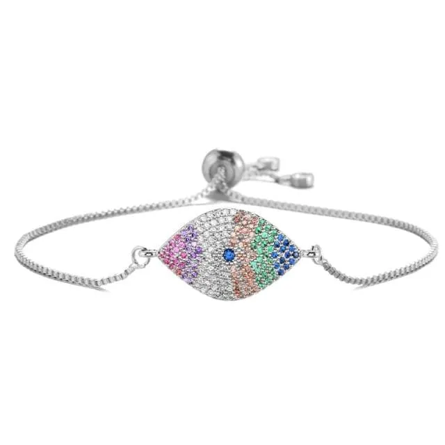 Bracelets Evil Eye Charm Bracelet WickedAF