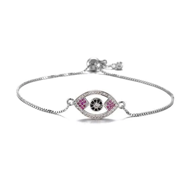 Bracelets Evil Eye Charm Bracelet WickedAF