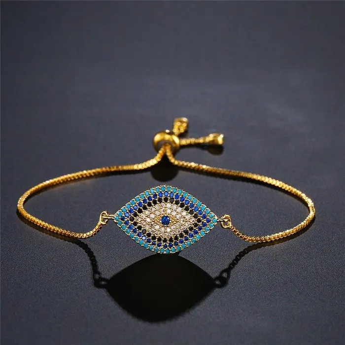 Bracelets Evil Eye Charm Bracelet WickedAF