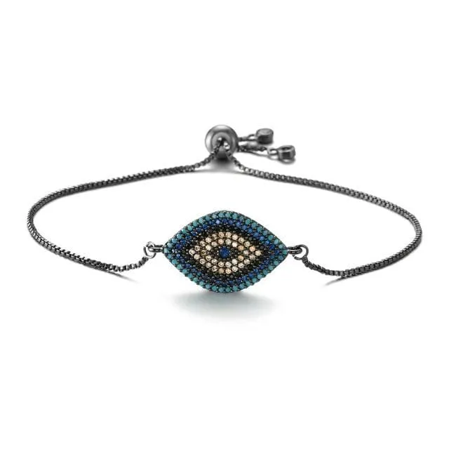 Bracelets Evil Eye Charm Bracelet WickedAF