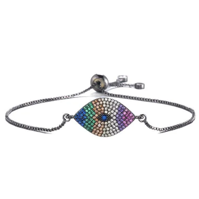 Bracelets Evil Eye Charm Bracelet WickedAF