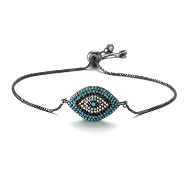 Bracelets Evil Eye Charm Bracelet WickedAF