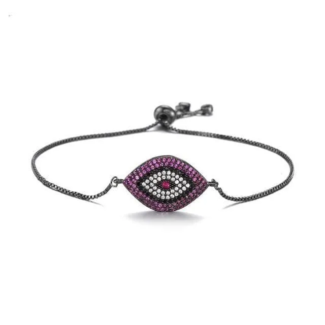 Bracelets Evil Eye Charm Bracelet WickedAF