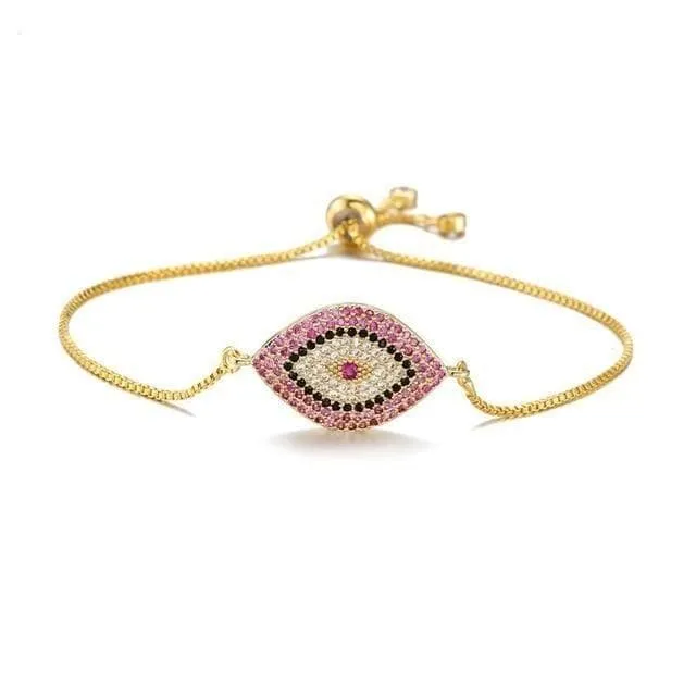 Bracelets Evil Eye Charm Bracelet WickedAF