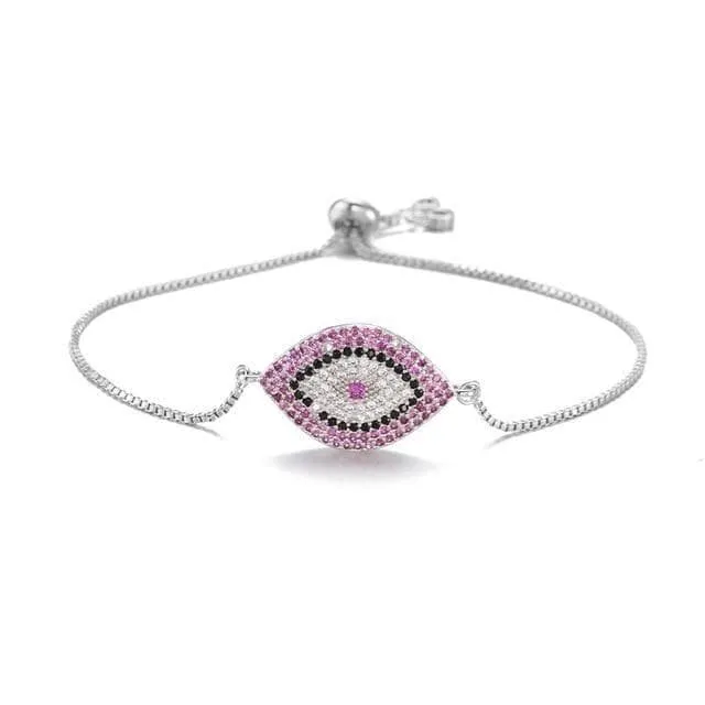 Bracelets Evil Eye Charm Bracelet WickedAF