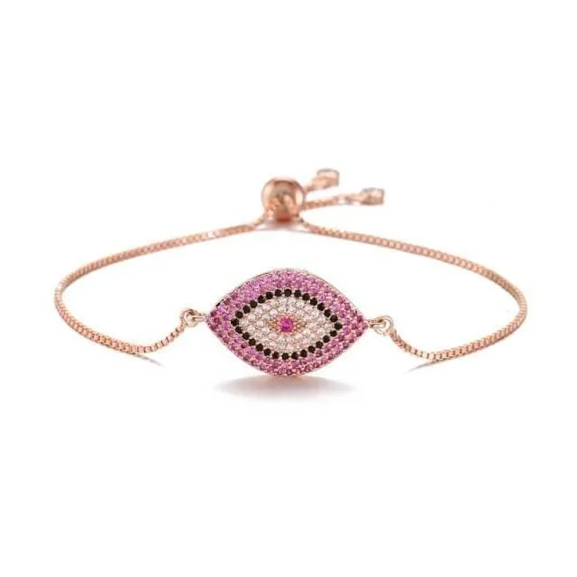 Bracelets Evil Eye Charm Bracelet WickedAF