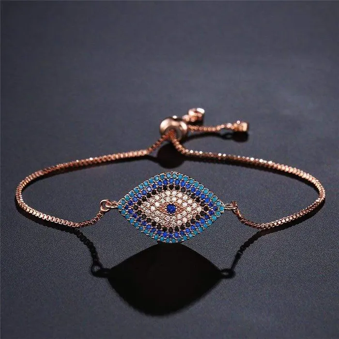 Bracelets Evil Eye Charm Bracelet WickedAF