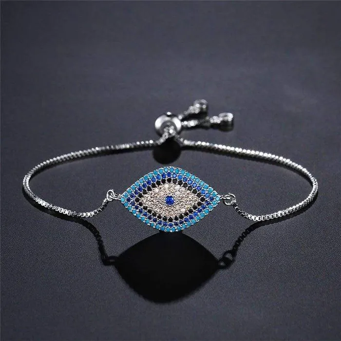 Bracelets Evil Eye Charm Bracelet WickedAF