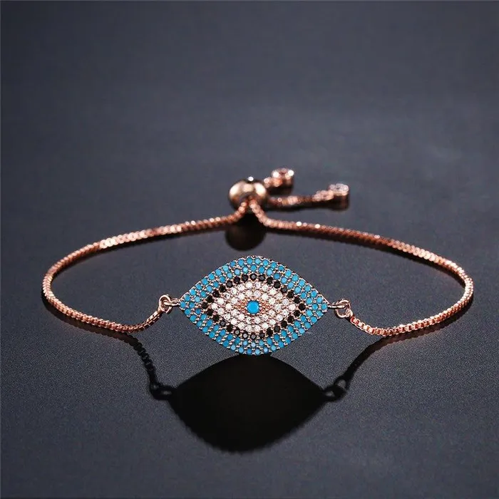 Bracelets Evil Eye Charm Bracelet WickedAF