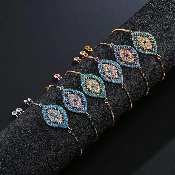 Bracelets Evil Eye Charm Bracelet WickedAF