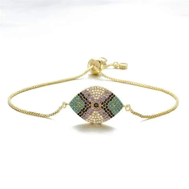Bracelets Evil Eye Charm Bracelet WickedAF