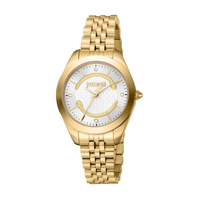 Bracelets Just Cavalli Womens Gold Color Case Watch with Silver Dial and Gold Metal Bracelet Just Cavalli Bracelets Just Cavalli Womens Gold Color Case Watch with Silver Dial and Gold Metal Bracelet Just Cavalli