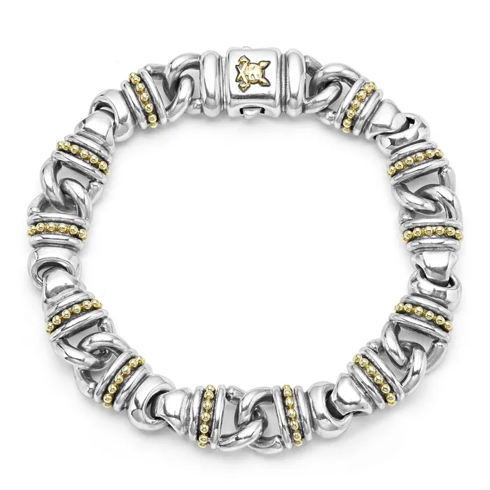 Bracelets LAGOS Anthem TwoTone Lock Curb Link Bracelet