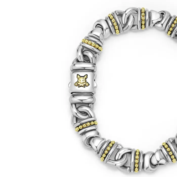 Bracelets LAGOS Anthem TwoTone Lock Curb Link Bracelet Bracelets LAGOS Anthem TwoTone Lock Curb Link Bracelet