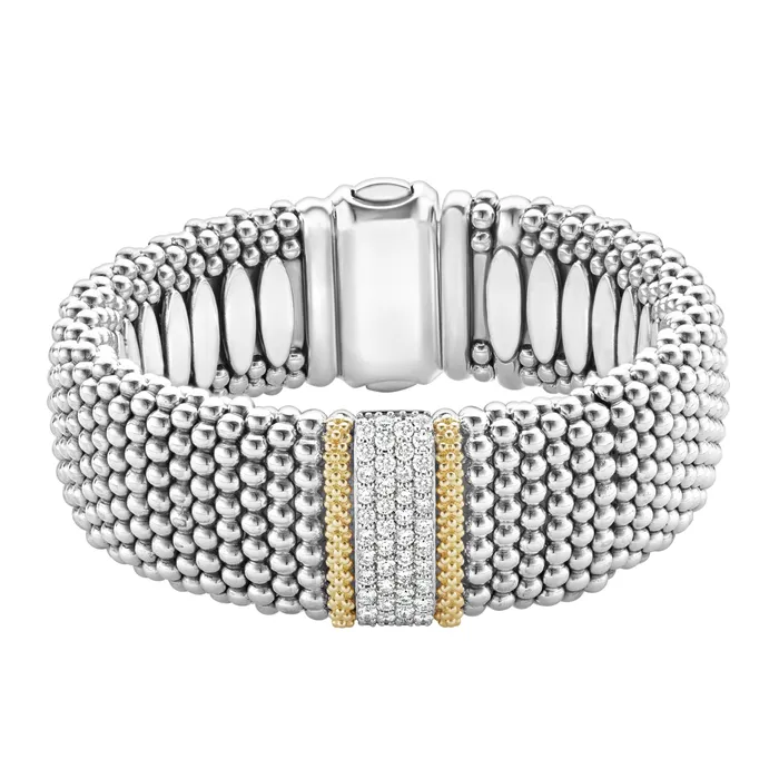 Bracelets LAGOS Caviar Lux Diamond Caviar Bracelet 23mm