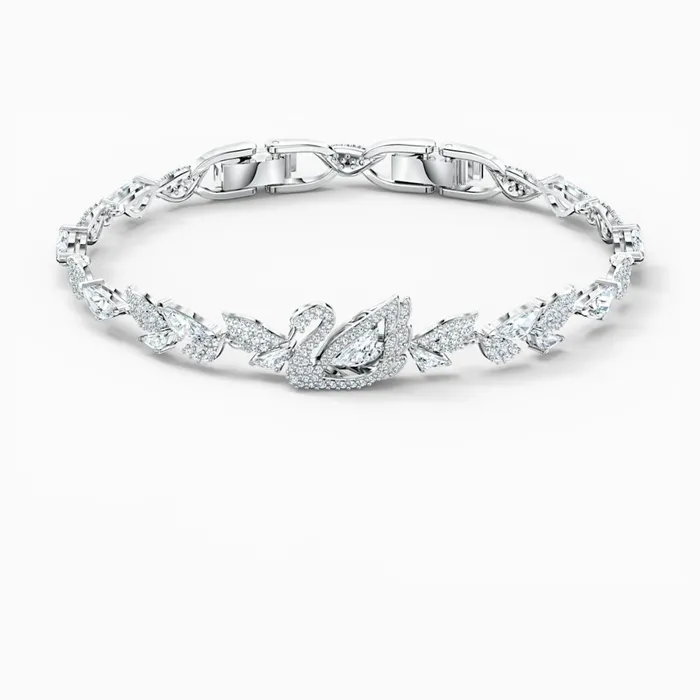 Bracelets Swarovski Dancing Swan Bracelet White Size M Swarovski
