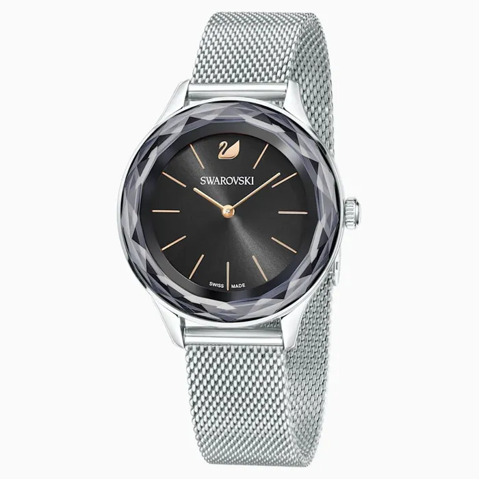 Bracelets Swarovski Swarovski Octea Nova Watch Milanese Bracelet Black Stainless Steel Bracelets Swarovski Swarovski Octea Nova Watch Milanese Bracelet Black Stainless Steel