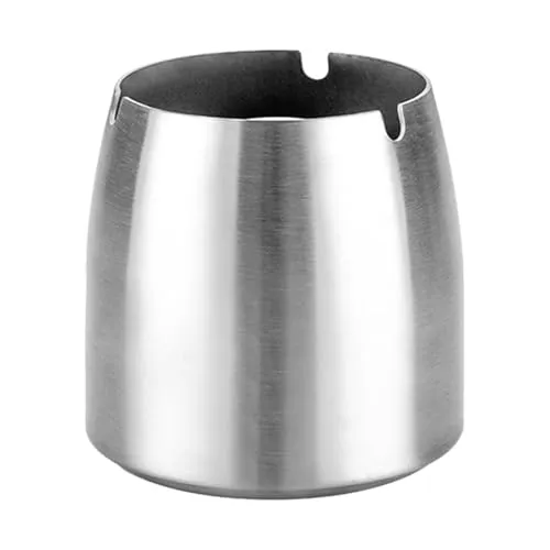 Bracelets Tapered Ash Holder Portable Stainless Steel Ashtray for Villas Outdoor Patio ArgentHome Garden1 Stainless steel ashtray Dropshipped via Social Commerce Network