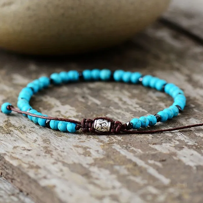 Bracelets Turquoise Beaded Boho Bracelet wickedafstore