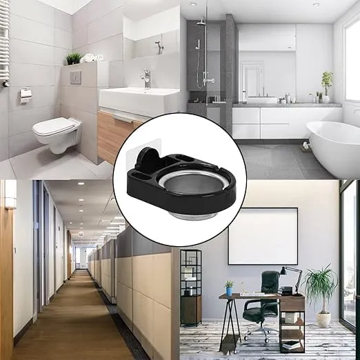 Calyrex Wall Mounted Bathroom Ashtray Stainless Steel Round Shape Ashtray Storage Holder White Stainless Steel Ashtray 1 Pcs Dropshipped via Social Commerce Network Bracelets