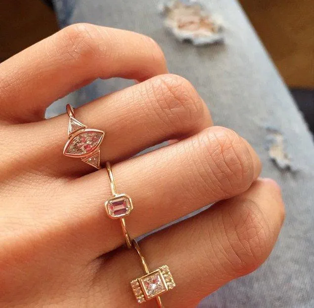 Capucinne Diamond Ring Engagement Ring Rings