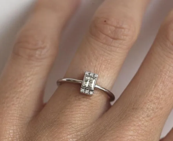 Capucinne Diamond Ring Engagement Ring Rings