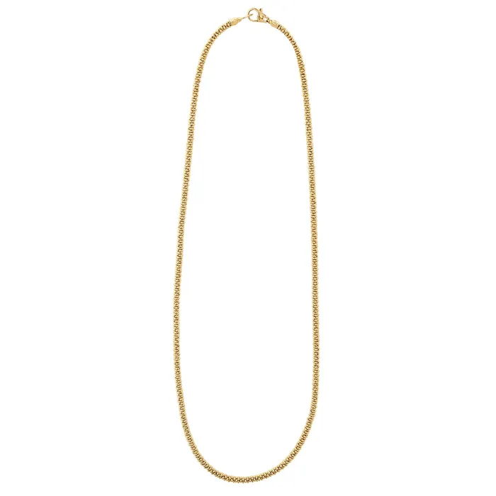 Caviar Gold 18K Gold Caviar Necklace 3mm Lagos PreStyled Sets Caviar Gold 18K Gold Caviar Necklace 3mm Lagos PreStyled Sets