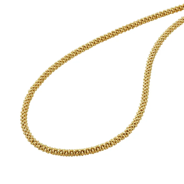 Caviar Gold 18K Gold Caviar Necklace 3mm Lagos PreStyled Sets Caviar Gold 18K Gold Caviar Necklace 3mm Lagos PreStyled Sets