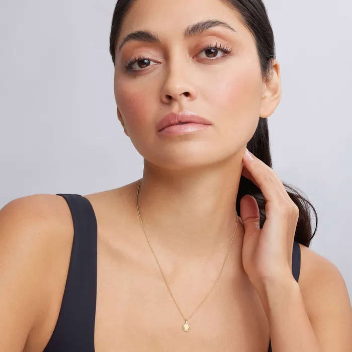 Caviar Gold 18K Gold Diamond Pendant Necklace Lagos Necklaces Caviar Gold 18K Gold Diamond Pendant Necklace Lagos Necklaces