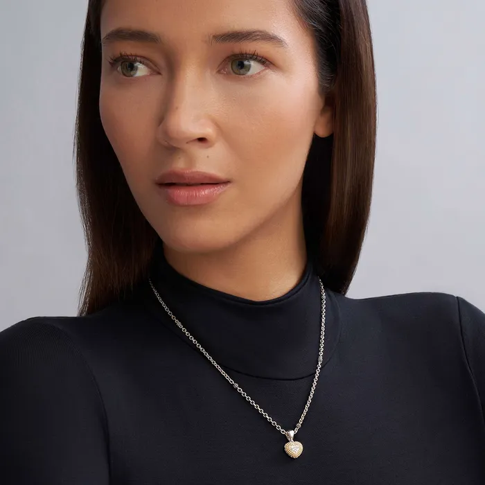 Caviar Lux Diamond Heart Necklace LAGOS Necklaces Caviar Lux Diamond Heart Necklace LAGOS Necklaces